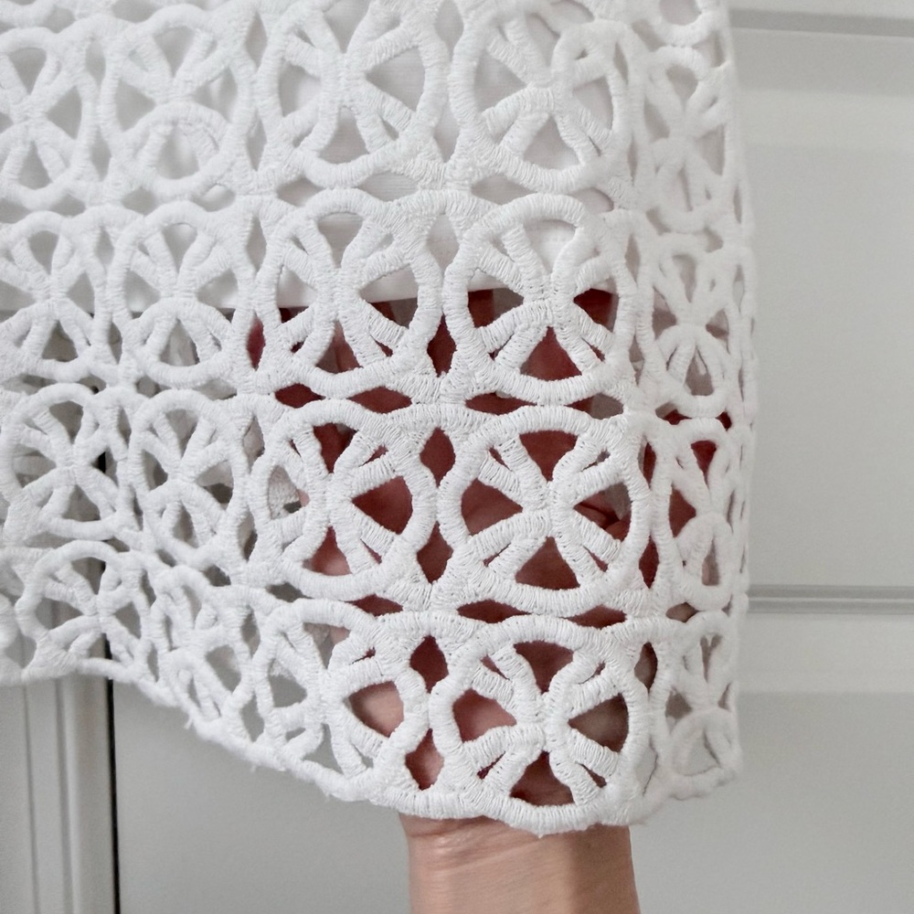 Miguelina Kira Cotton Crochet Mini Dress - Picture 4 of 8